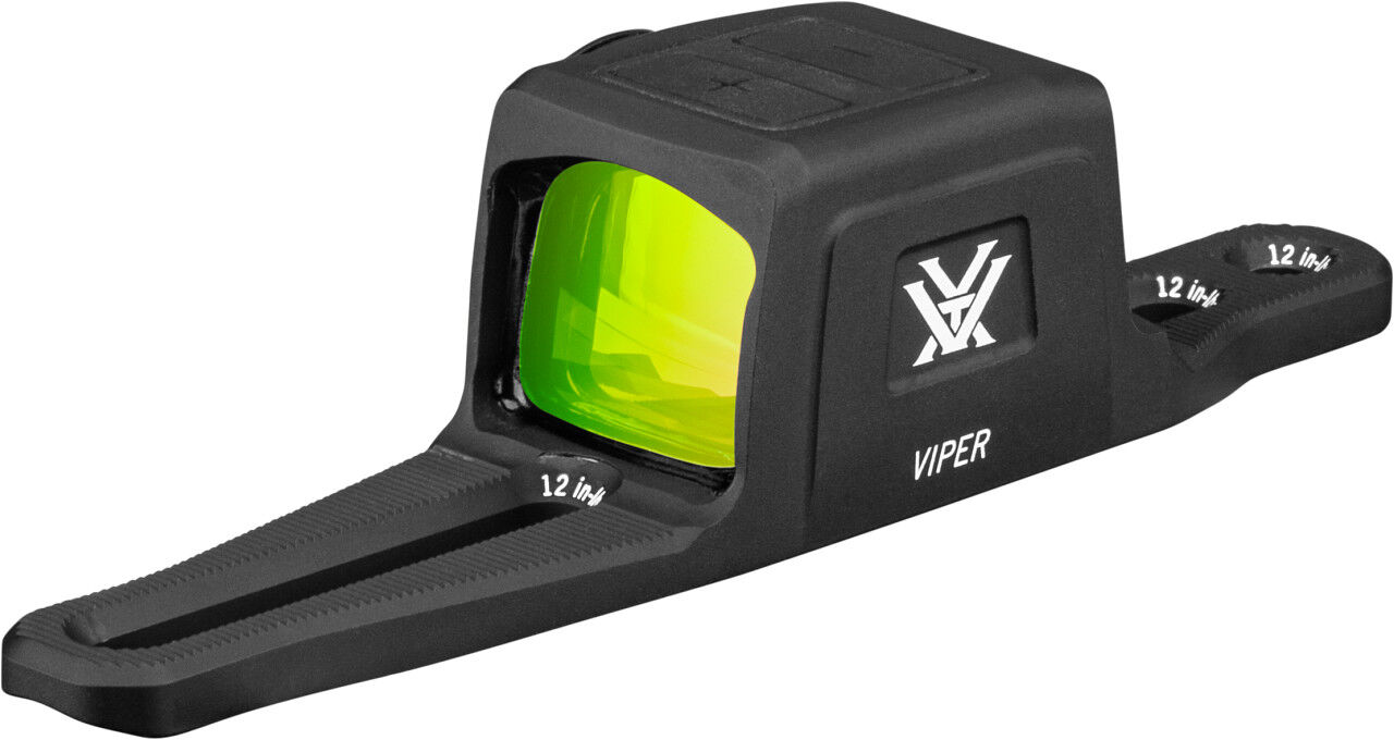 Schwarzes Vortex Viper Rotpunktvisier mit grüner Linse