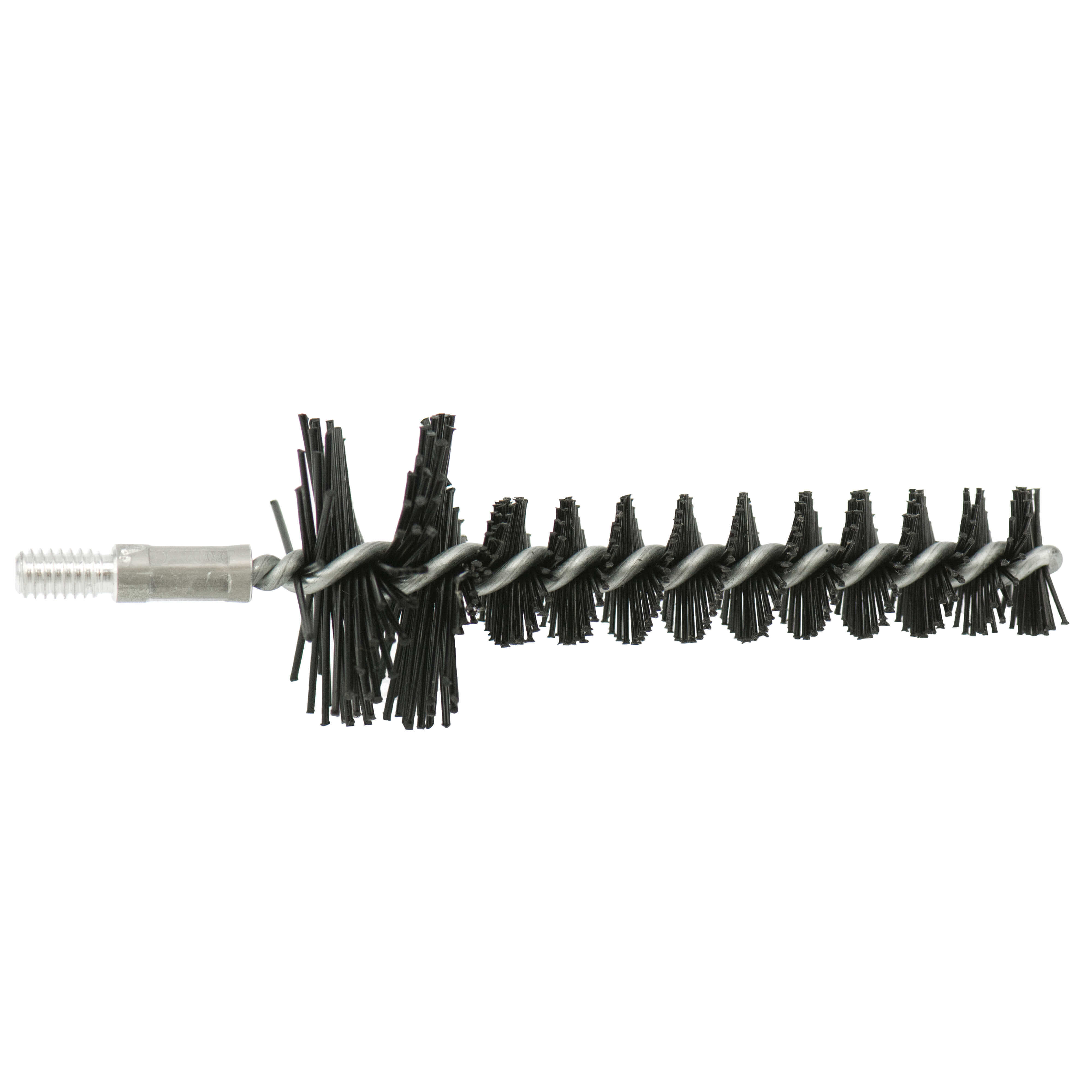 Schwarze Reinigungsbürste mit Schraubgewinde, ideal für Rohrreinigung