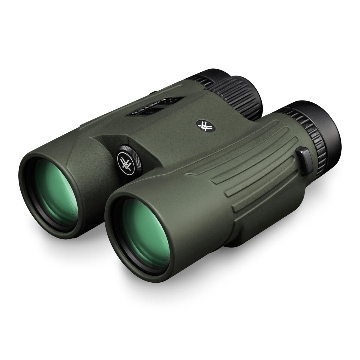 Grünes Fernglas mit rutschfestem Griff und präziser Optik, ideal für Naturbeobachtungen