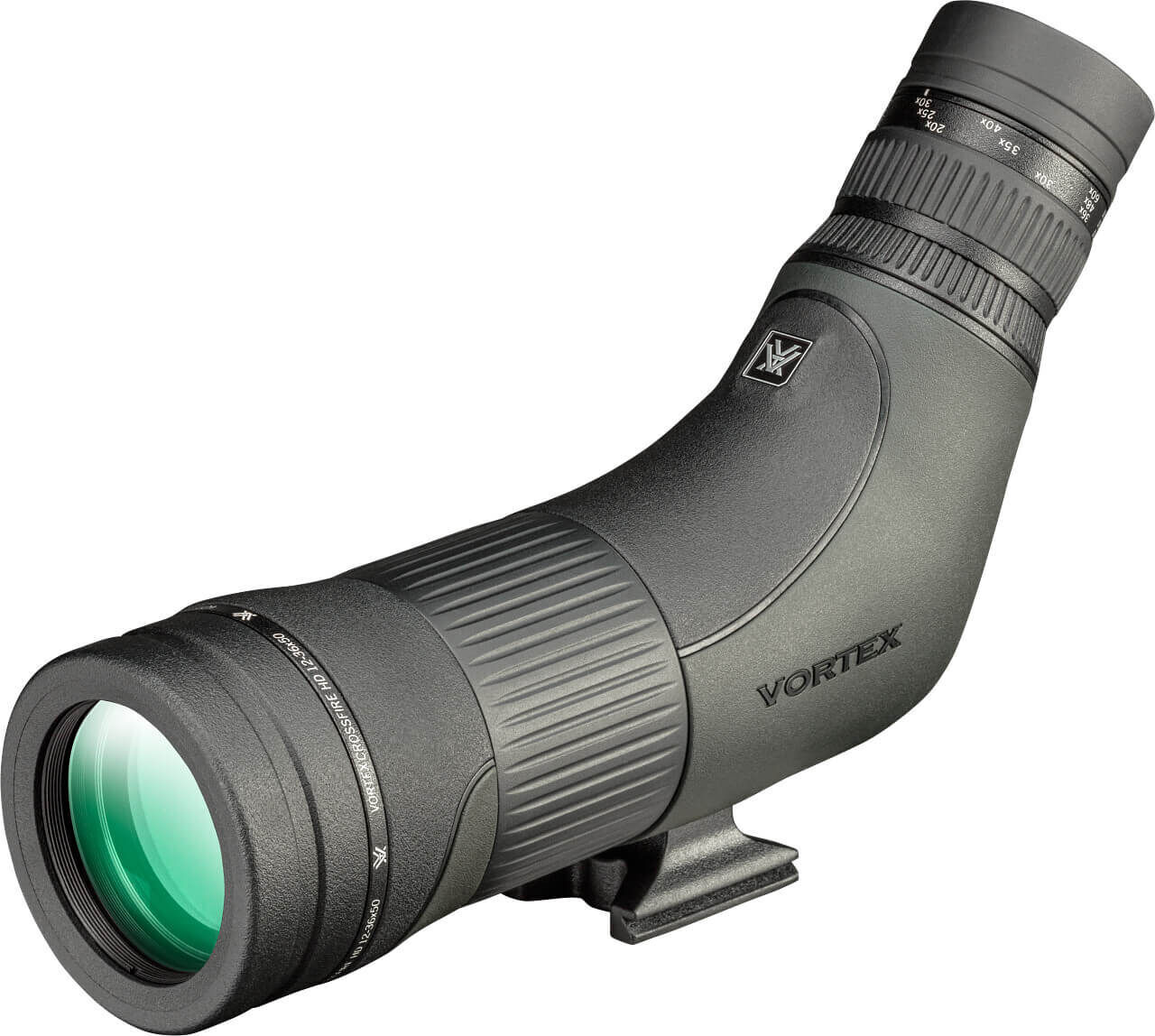 Vortex Spektiv mit grünlicher Linse und ergonomischem Design