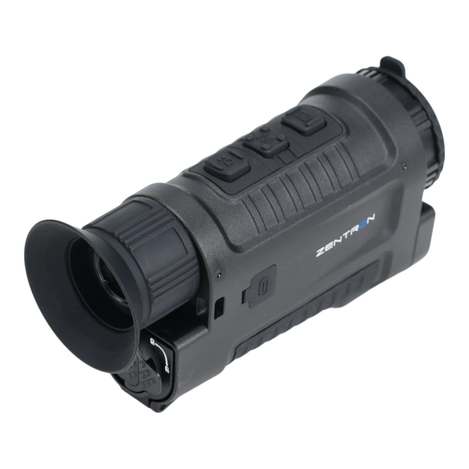Zentron ZEN M6 Pro schwarzes Wärmebildgerät mit drei werkzeuglos wechselbaren Objektiven (25, 35, 50 mm), 640×512 VOx-Sensor und Laser-Entfernungsmesser bis 1.200 m