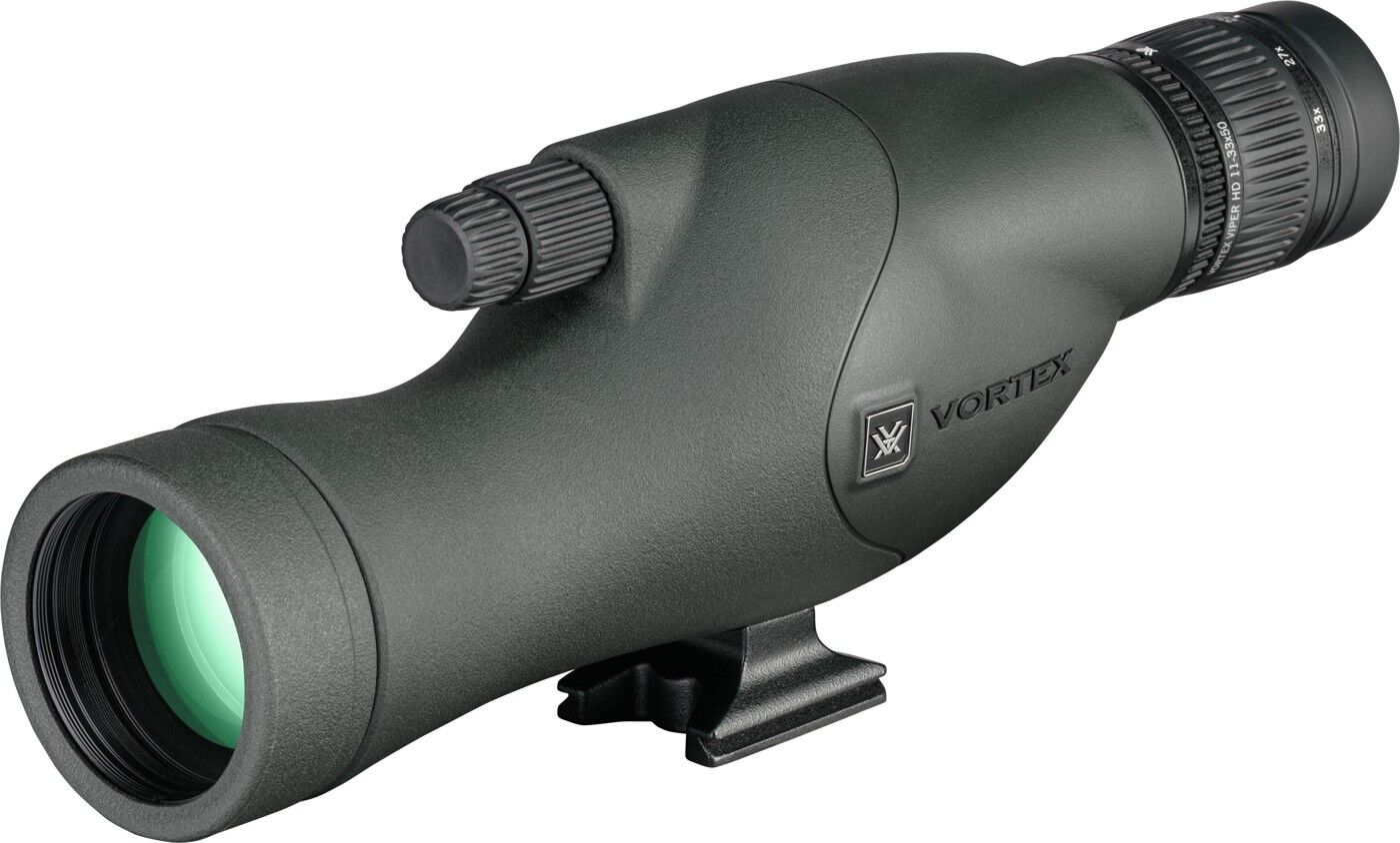 Vortex Fernglas, schwarz, kompakt, mit einstellbarem Fokus, für Vogelbeobachtung und Outdoor-Aktivitäten geeignet.