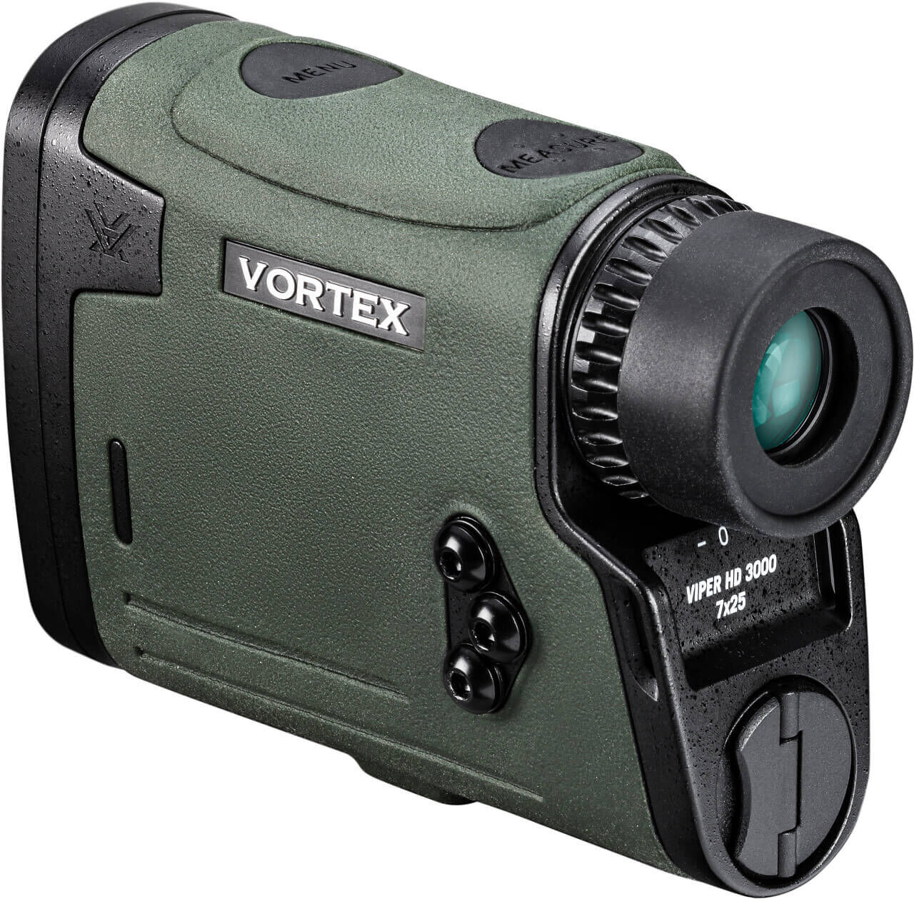 Vortex Viper HD 3000 Entfernungsmesser in grün-schwarzem Design mit hochpräziser Messoptik