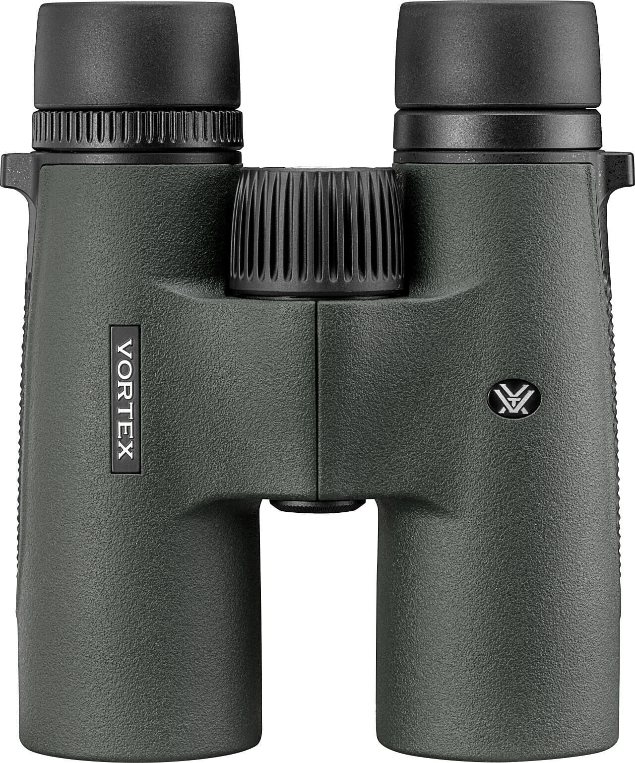 Vortex Fernglas mit robustem Gehäuse und schwarzer Oberfläche, geeignet für Outdoor-Aktivitäten