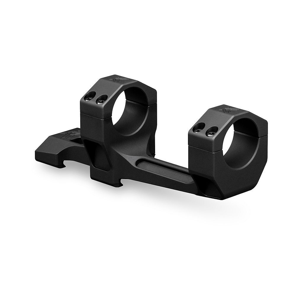Schwarze Aluminium-Zielfernrohrmontage mit zwei Ringen