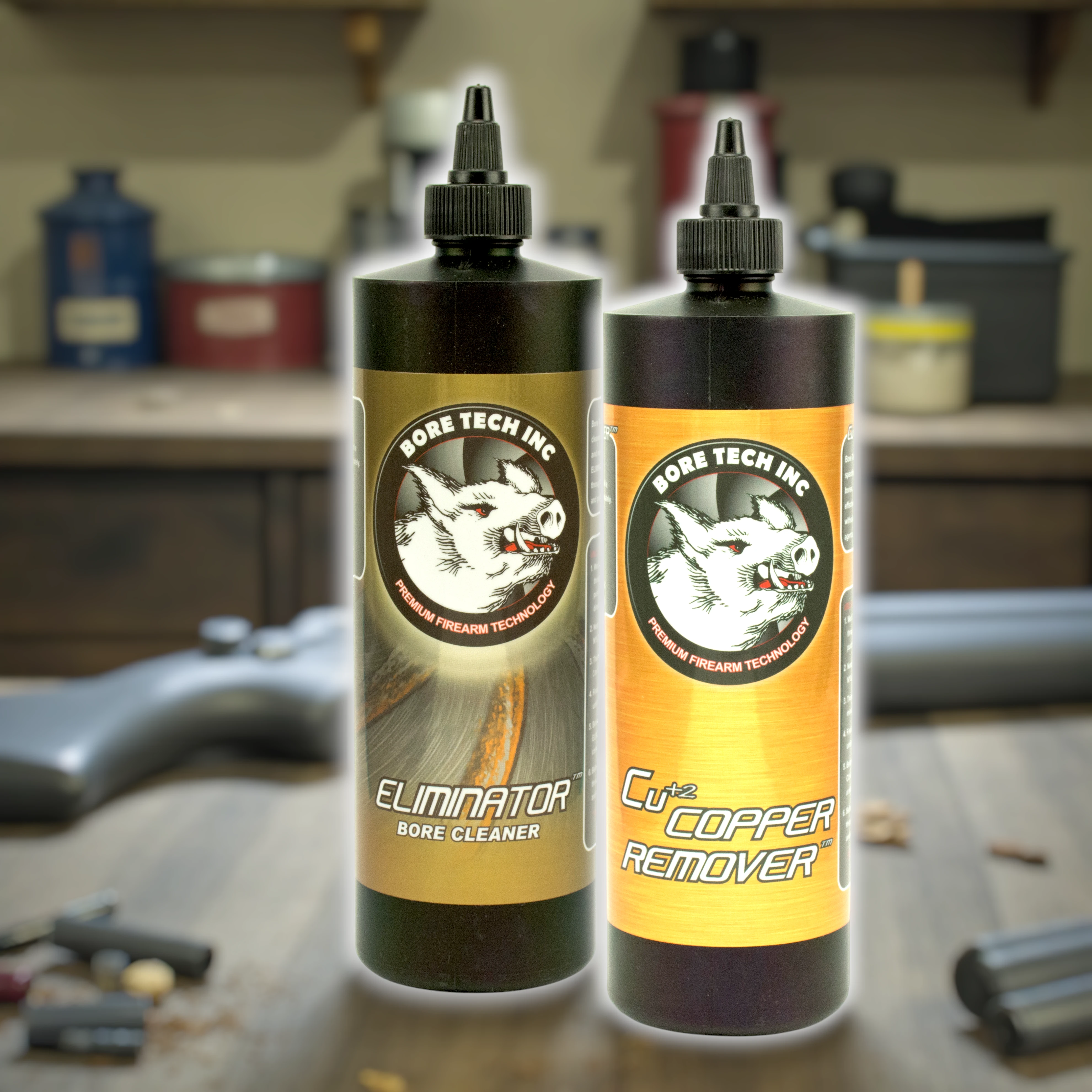 Bore Tech Eliminator und Cu+2 Copper Remover Laufreiniger