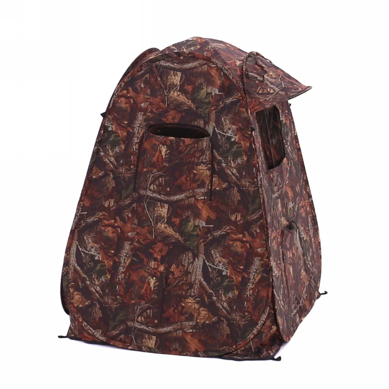 Tarnzelt mit Camouflage-Muster, ideal für Outdoor-Camping und Jagd