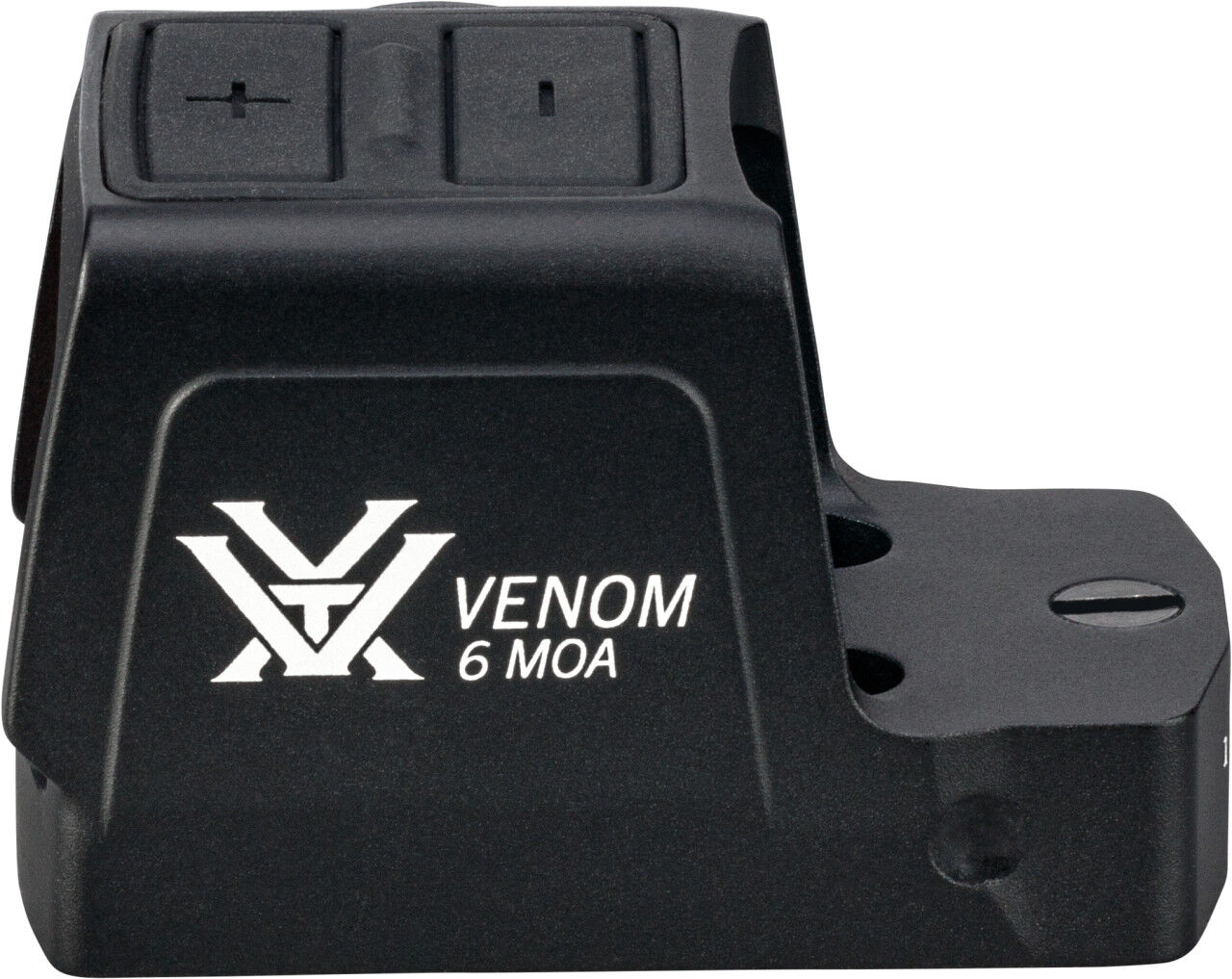 Vortex Venom 6 MOA Red Dot Visier in Schwarz mit + und - Tasten oben