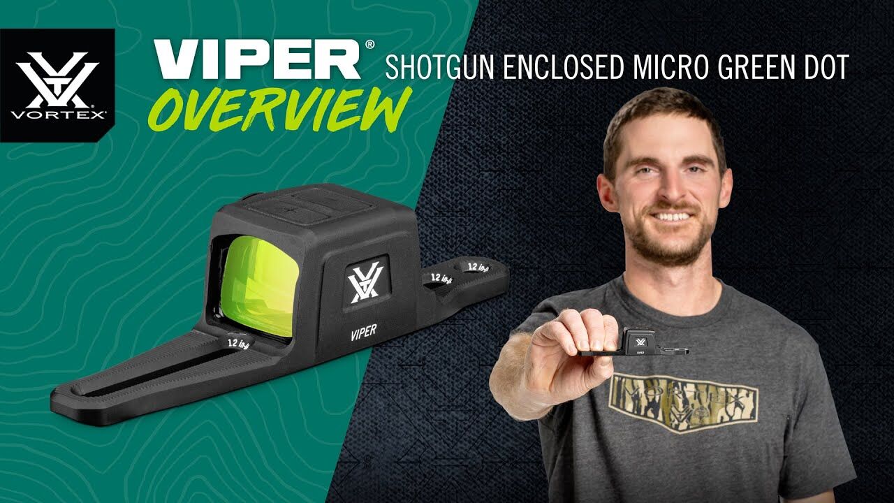 Vortex Viper Shotgun Micro Green Dot Visier mit Multi-Reticl