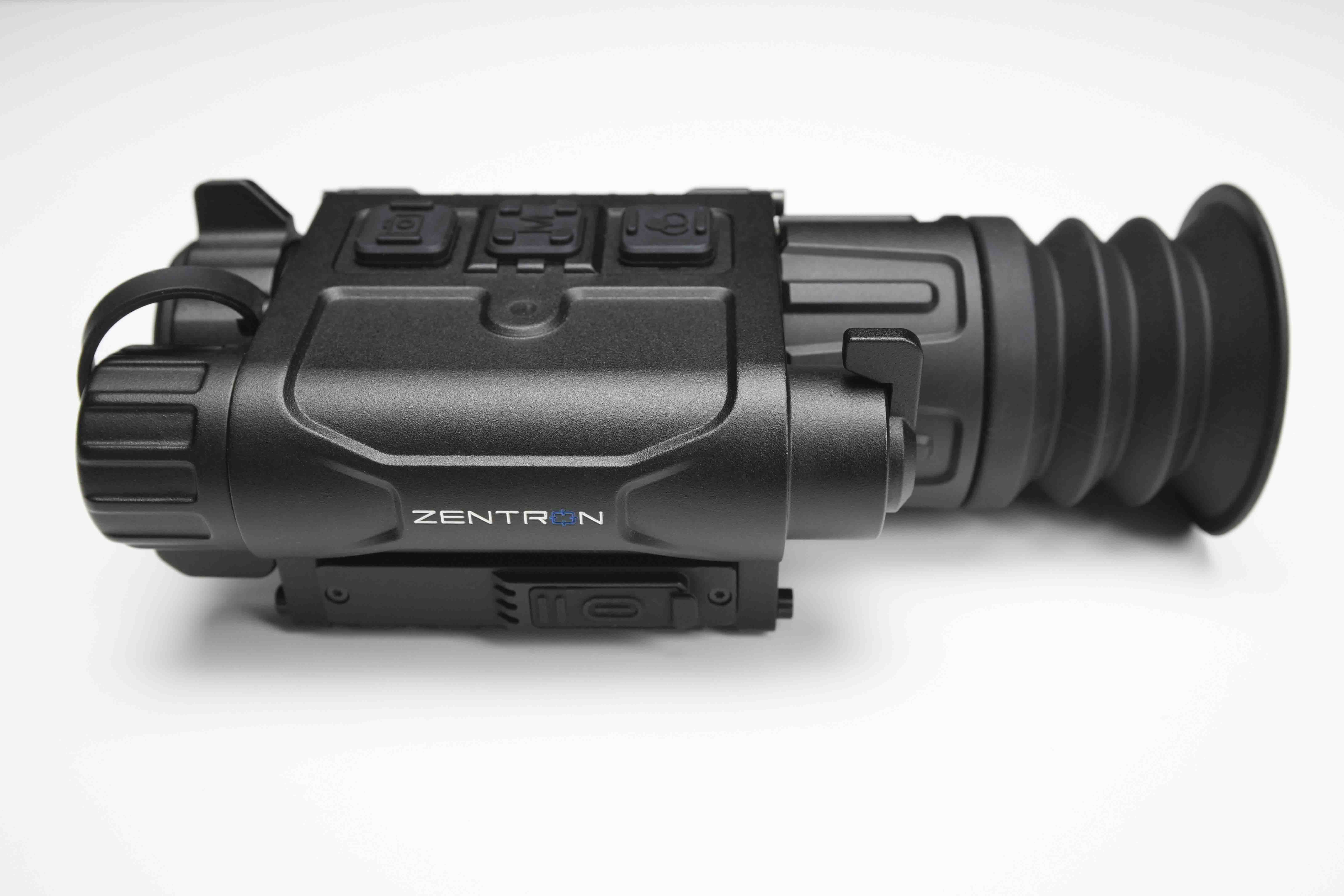 Produktfoto des ZENTRON Mega CQ25R 4 in 1 von Zentron – leichtes, IP67-geschütztes Wärmebildgerät mit 640×512 Sensor und Laser-Entfernungsmesser für die Nachtjagd