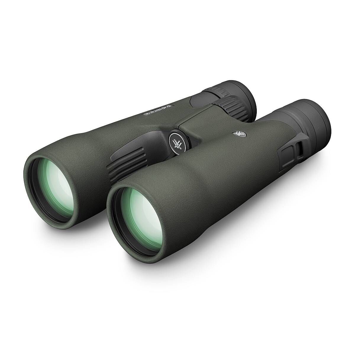 Ein olivgrünes Fernglas mit großem Objektiv, ideal für Naturbeobachtungen und Outdoor-Abenteuer