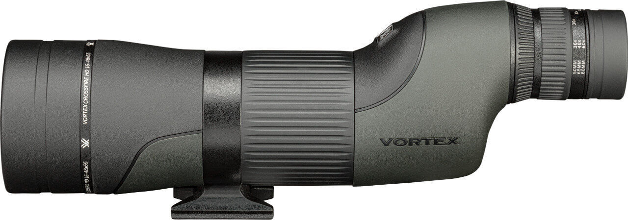 Seitliche Ansicht eines Vortex Spektivs, ideal für Outdoor-Aktivitäten und Vogelbeobachtung