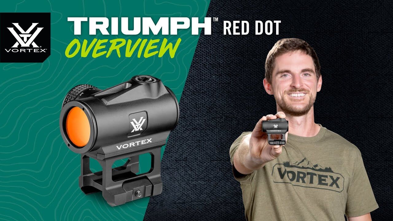 Mann präsentiert Vortex Triumph Red Dot Visier