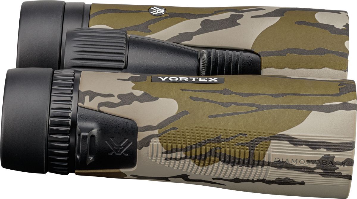 Vortex Diamondback HD 10x42 Mossy Oak Bottomland Fernglas mit Camouflage-Gehäuse, robustes Allround-Glas für Jagd, Naturbeobachtung und Outdoor