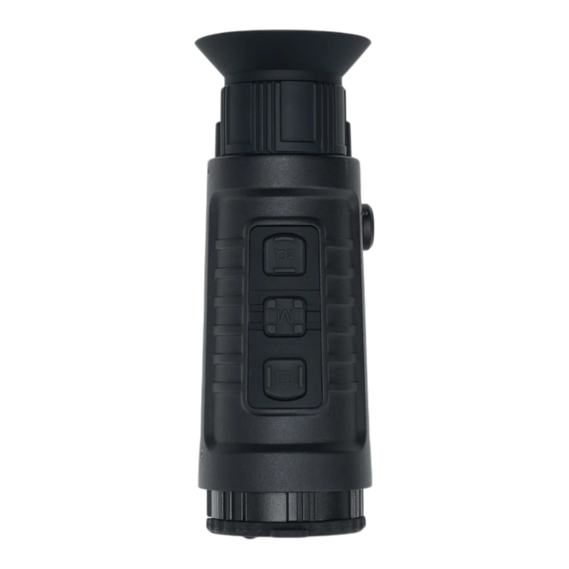 Schwarzes Zentron ZEN M6 Pro Wärmebildgerät mit Bedienknöpfen, wechselbaren 25/35/50-mm-Objektiven, 640×512 VOx-Sensor und Laser-Entfernungsmesser bis 1.200 m
