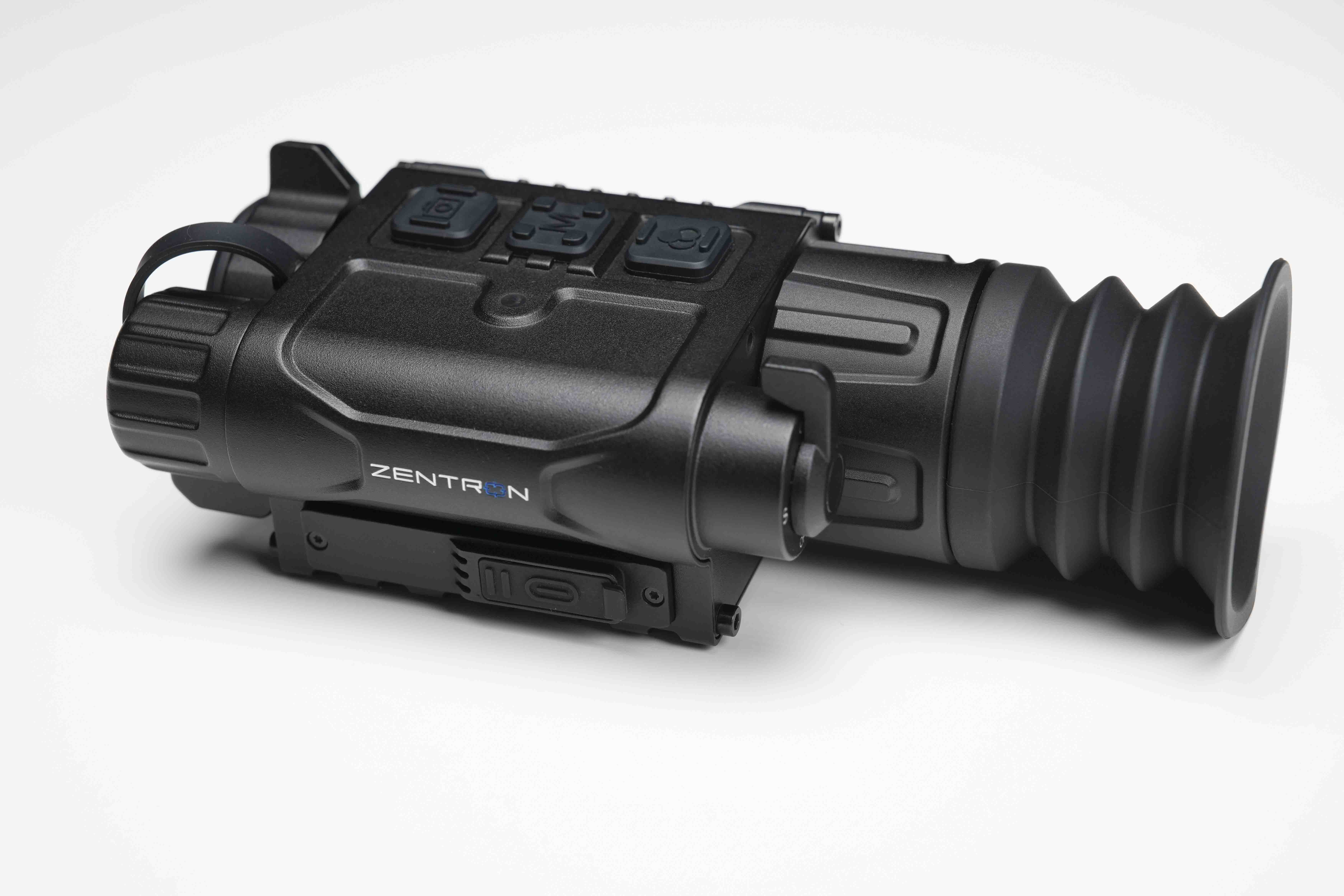 Produktabbildung ZENTRON Mega CQ25R 4 in 1 von Zentron, leichtes Wärmebildgerät mit 640×512 VOx-Sensor, OLED-Display und Laser-Entfernungsmesser für die Nachtjagd