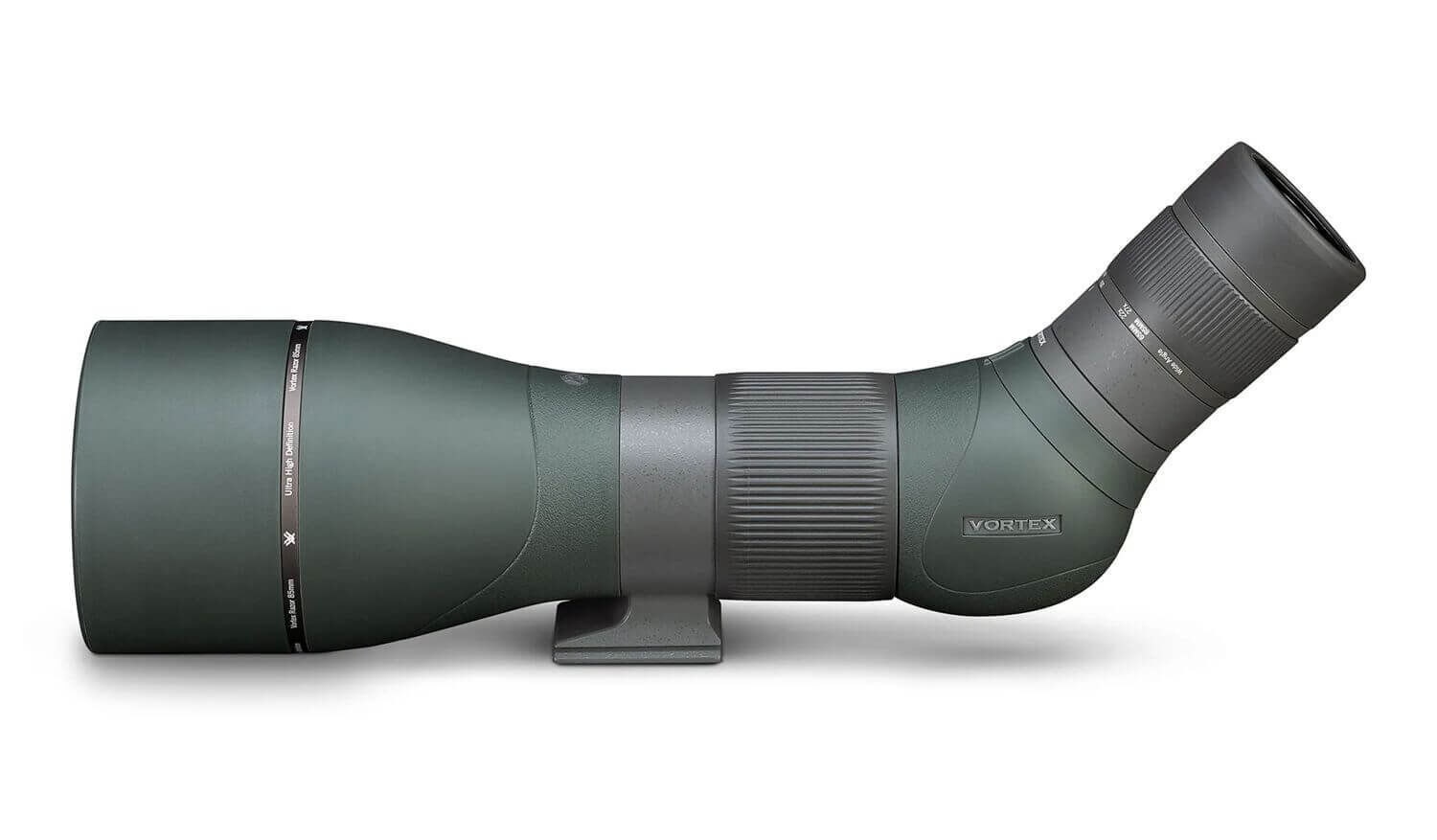 Grünes Spektiv mit robustem Design und starker Vergrößerung für Outdoor-Aktivitäten.