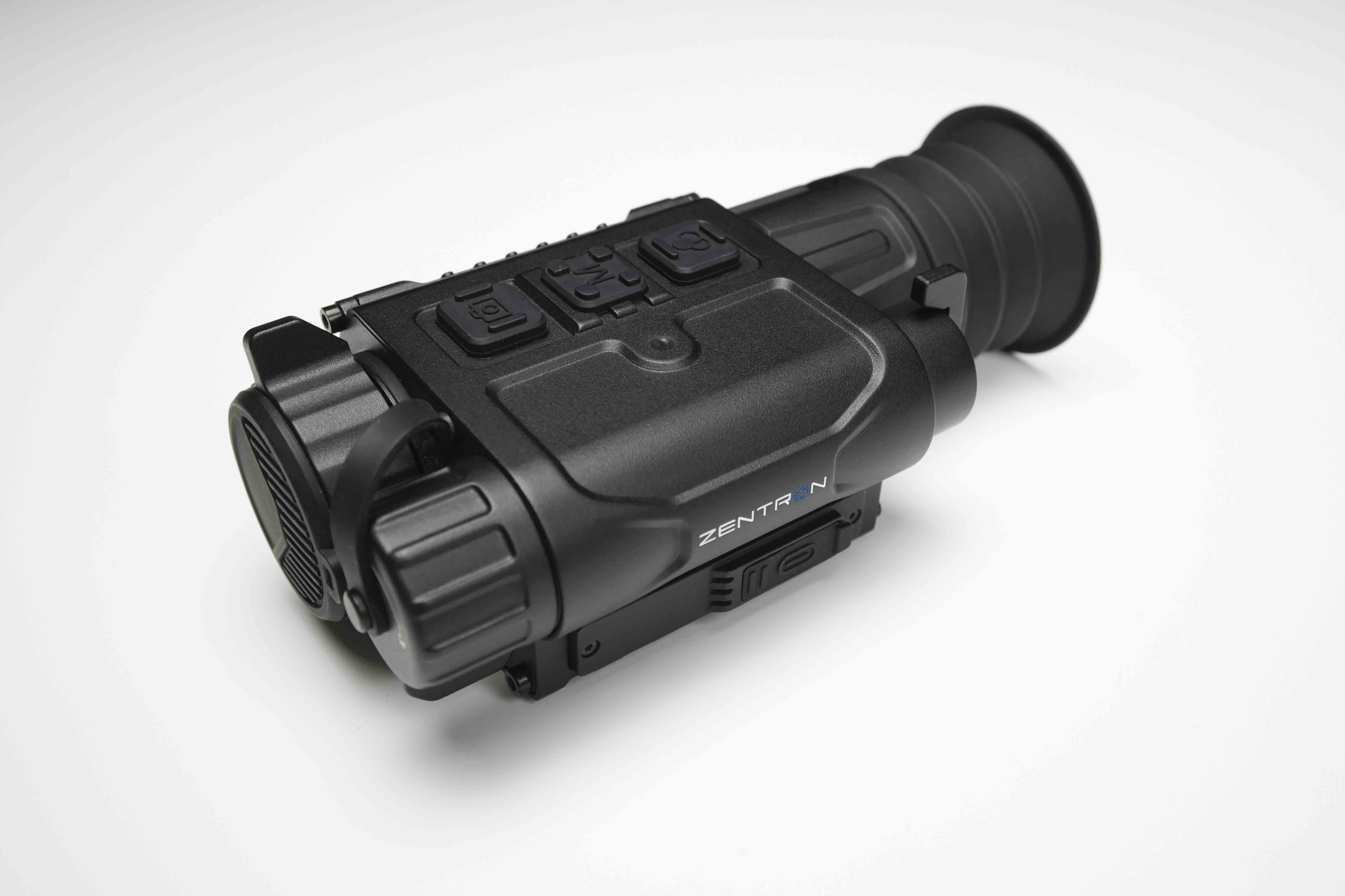 ZENTRON Mega CQ25R 4 in 1 Wärmebildgerät von Zentron, kompaktes 4-in-1-Thermalkamera-Modul mit VOx-Sensor und Laser-Entfernungsmesser für Nachtjagd