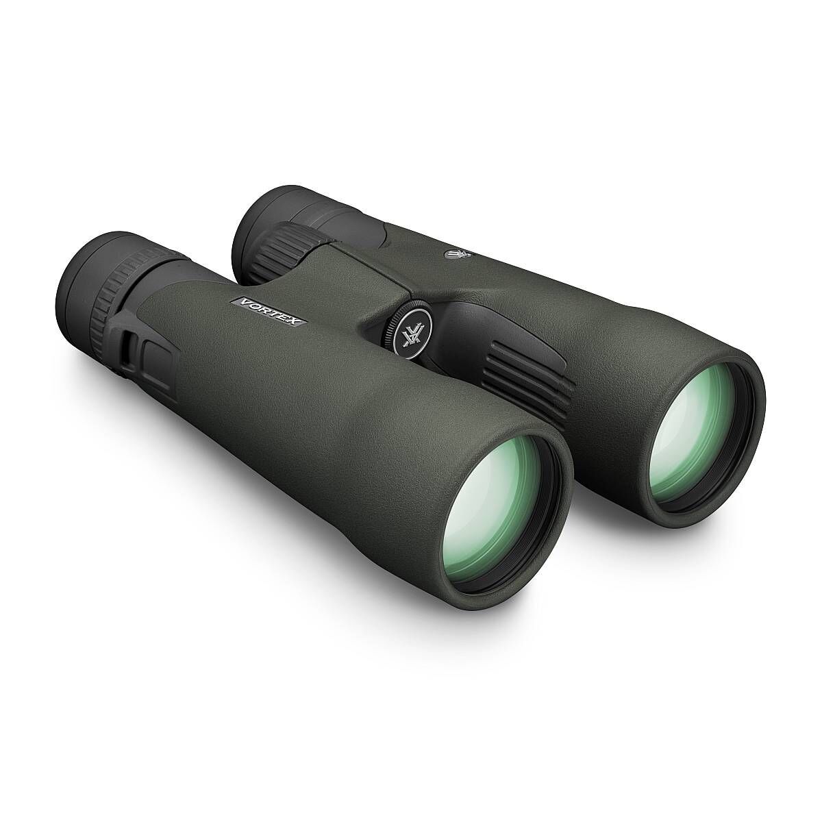 Fernglas mit grünem, robustem Gehäuse und großen Linsen, ideal für Naturbeobachtungen