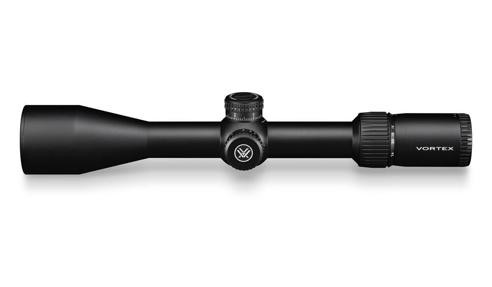 Schwarzes Vortex Zielfernrohr mit einstellbarem Fokus für Outdoor-Abenteuer und Sportarten