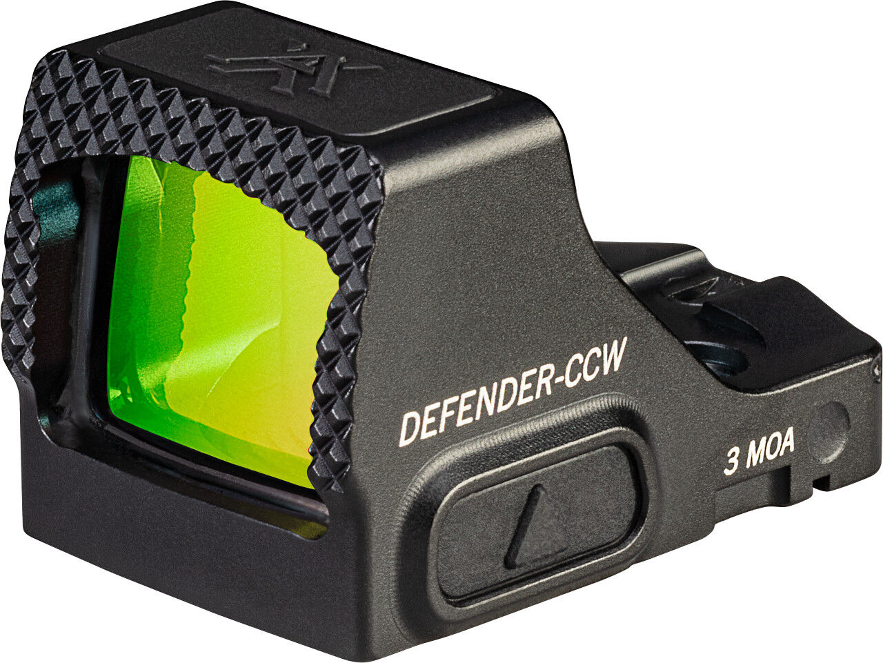 Produktbild des Vortex Defender CCW 3 MOA Green Dot Reflexvisiers von Vortex Optics, kompaktes, robustes Pistolen-Red-Dot mit großem Sichtfenster für schnelle Zielerfassung