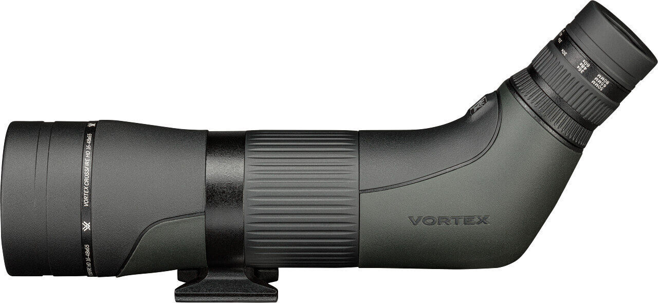 Seitliche Ansicht eines Vortex Spektivs, geeignet für Outdoor- und Naturbeobachtungen