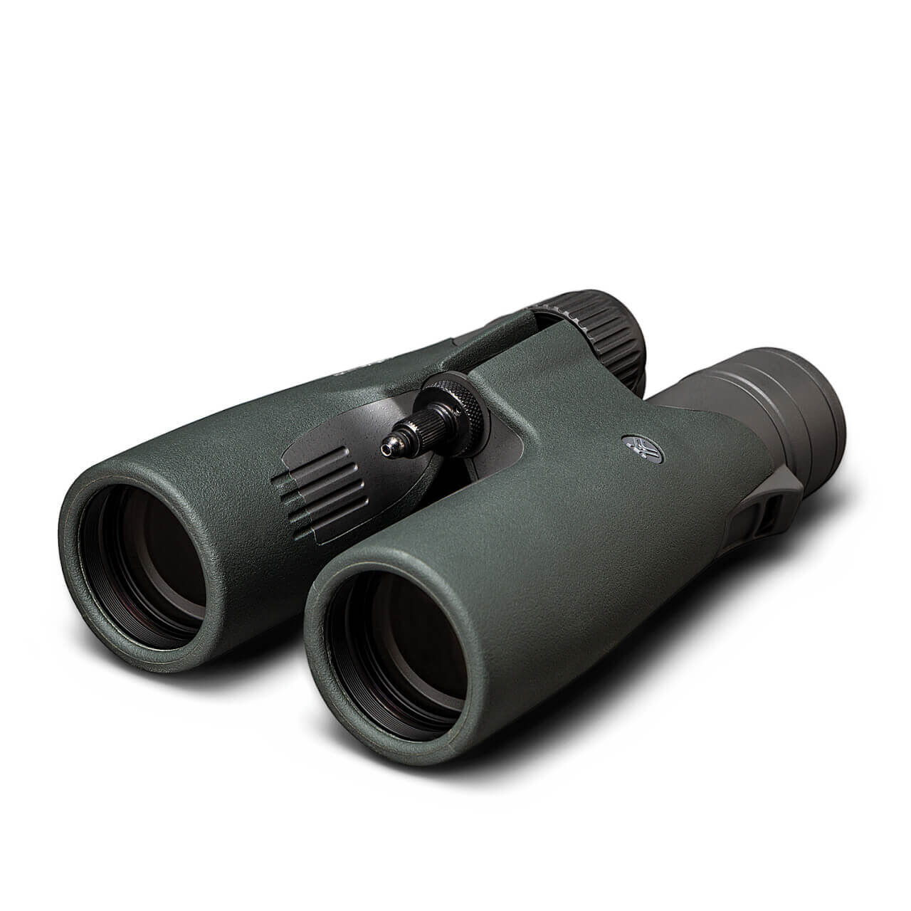 Hochleistungsfernglas in Schwarz mit gummierter Oberfläche und ergonomischem Design, ideal für Outdoor-Aktivitäten