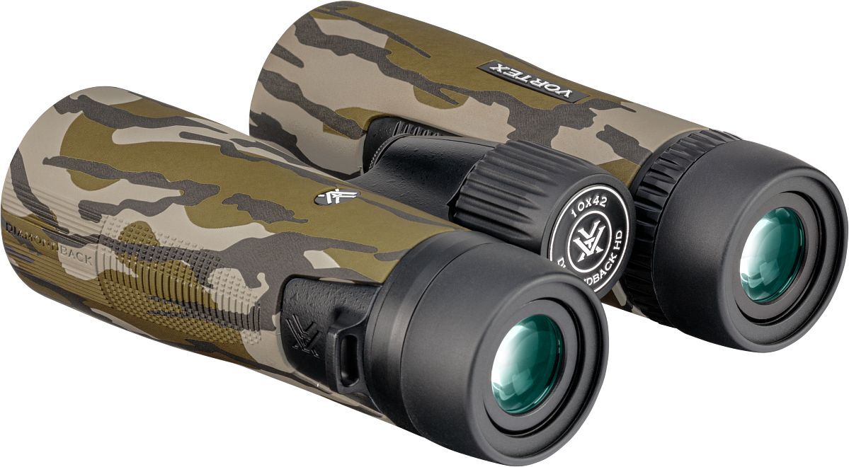 Vortex Diamondback HD 10x42 Mossy Oak Bottomland Fernglas mit HD-Optik und Camouflage-Gummiarmierung für Jagd und Naturbeobachtung