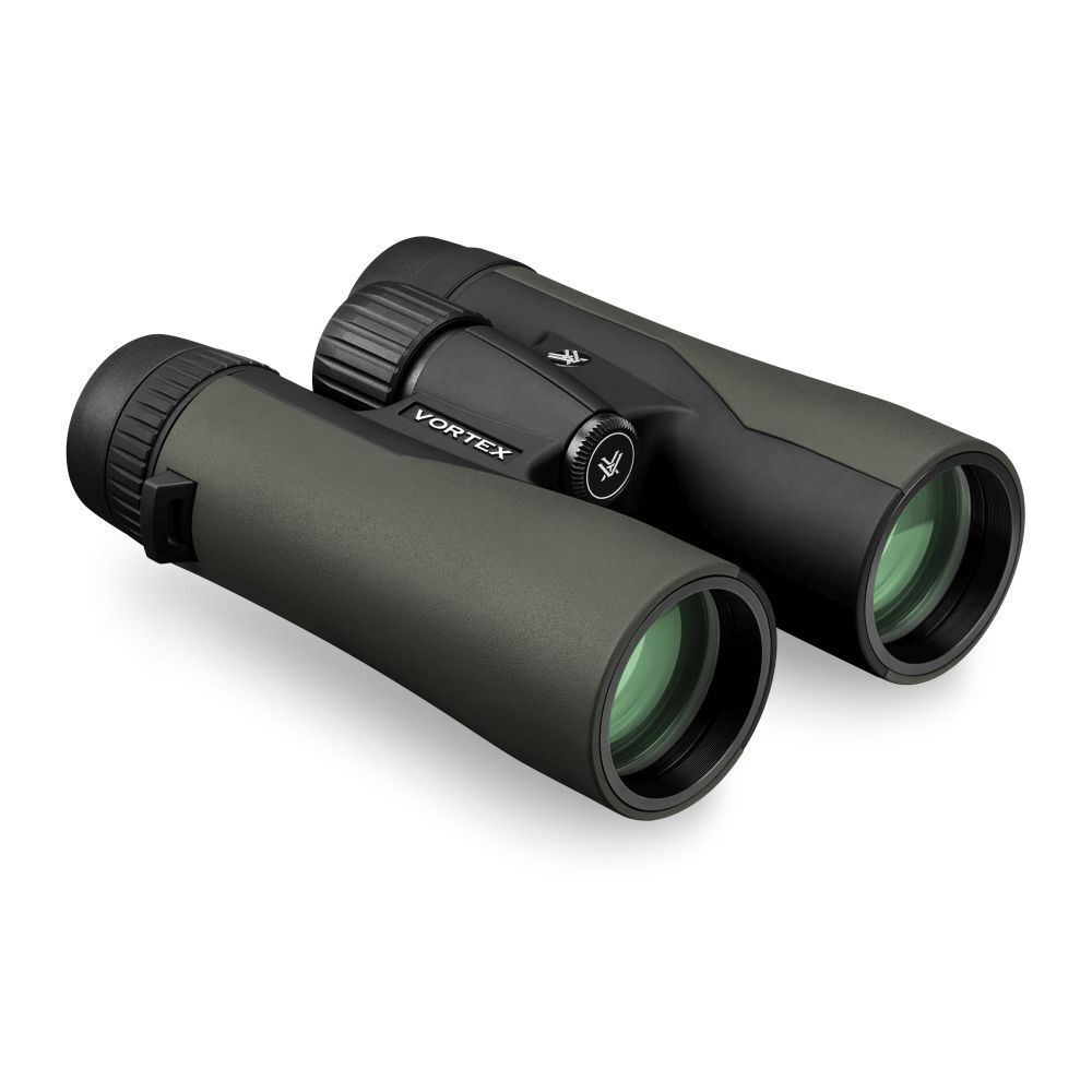 Ein hochwertiges Fernglas mit grünbeschichteten Linsen, ideal für Vogelbeobachtung und Outdoor-Aktivitäten.