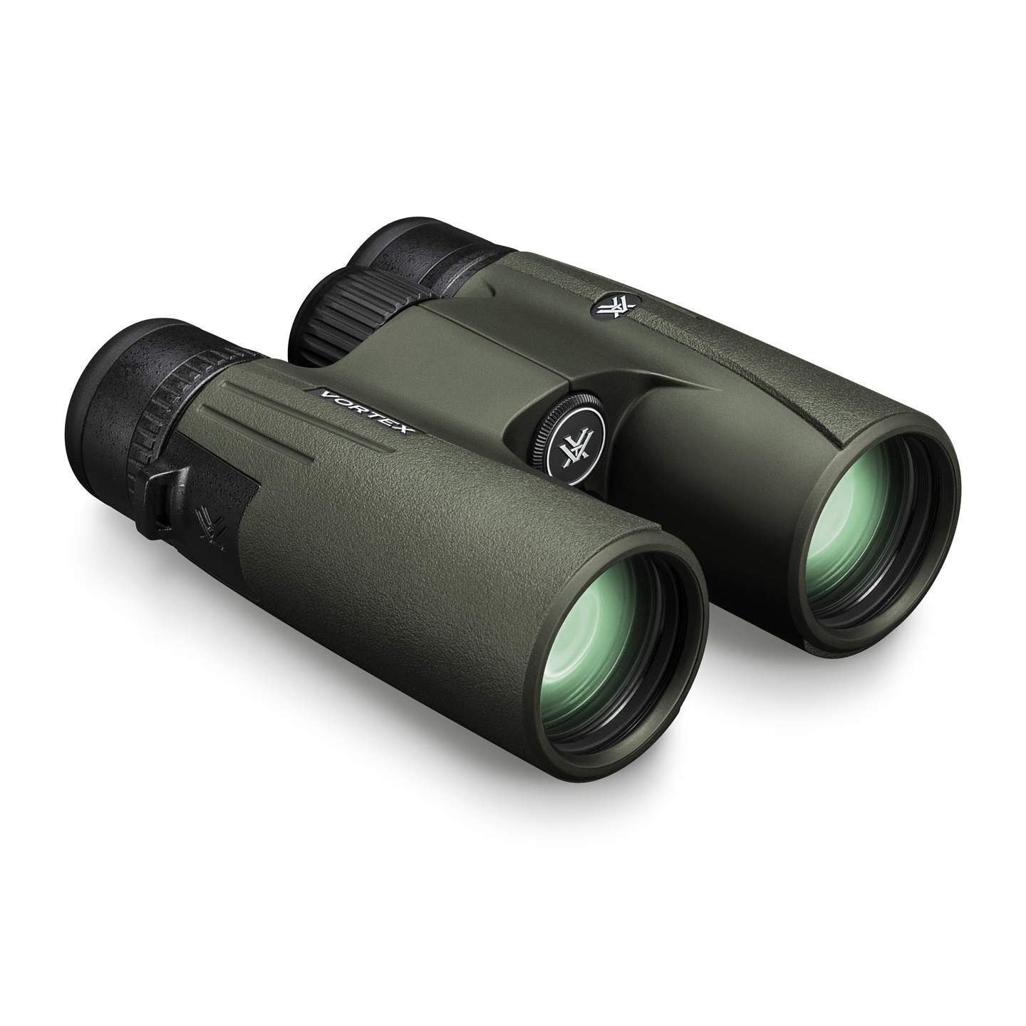 Grünes Fernglas mit Gummiarmierung und Mehrschichtvergütung, ideal für Naturbeobachtungen und Outdoor-Aktivitäten